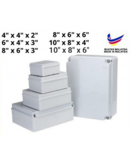 10" X 8" X 4" PVC ENCLOSURE BOX [WIREMAN]